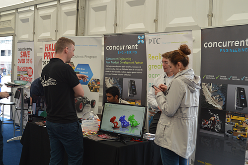 Concurrent engineering Stand at Formula Student