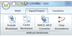 Mathcad worksheet conversion